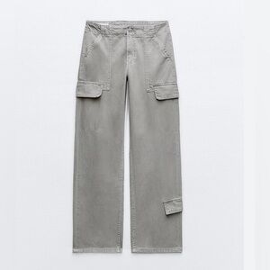 NWT Zara Mid-Rise Cargo Pant